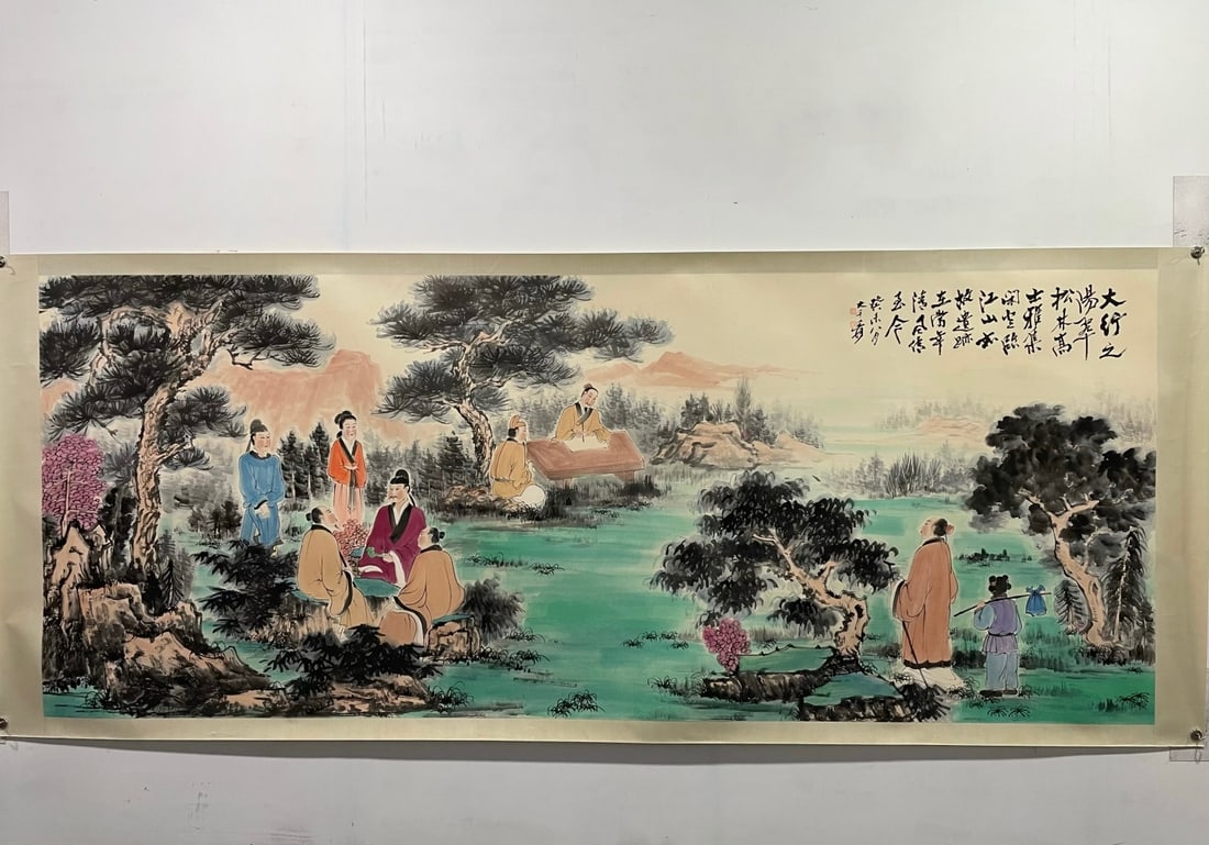 Chinese scroll painting Qing dynasty Zhang Daqian (1 of 7)