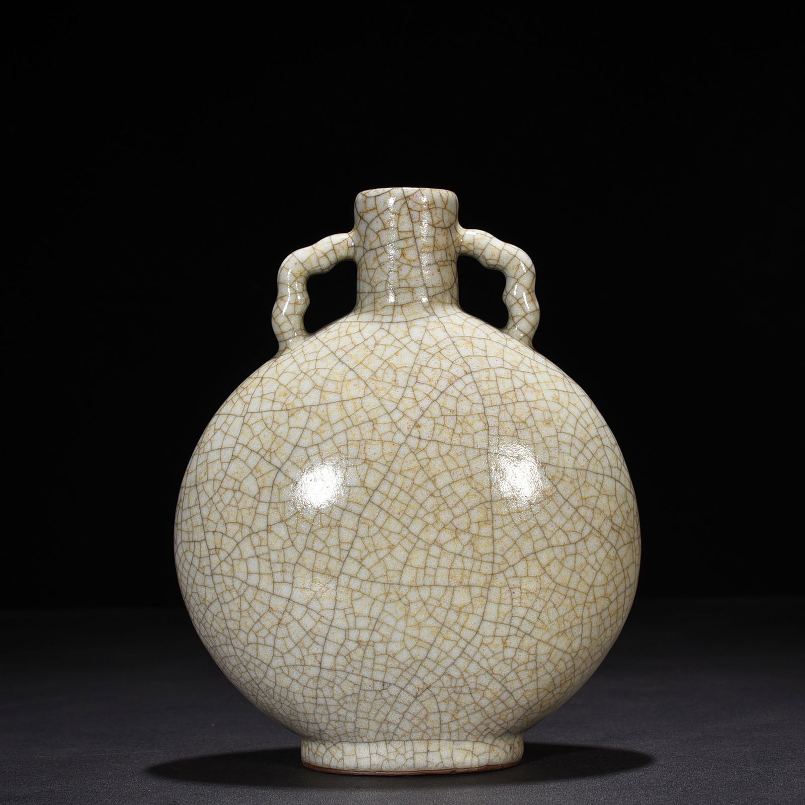 Song Dynasty Ge kiln flat bottle (1 of 6)