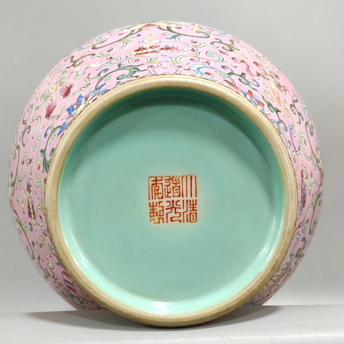 Qing Dynasty Daoguang Fendi Auspicious Eight Treasures Vase Pair - 9