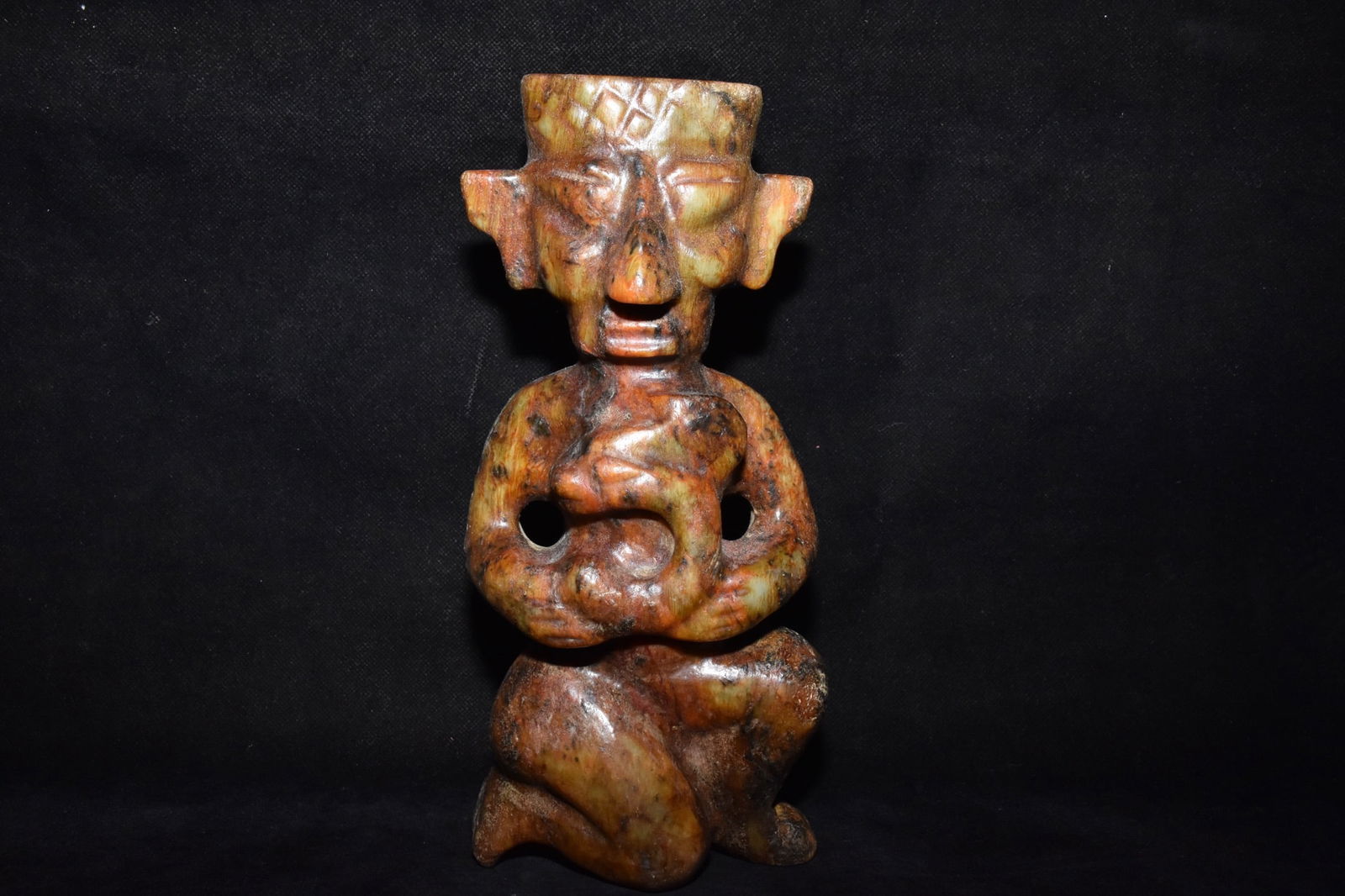 Chinese Hongshan culture jade carved ornaments (1 of 10)