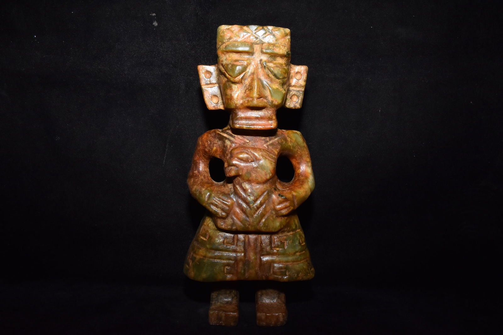 Chinese Hongshan culture jade carved ornaments (1 of 10)