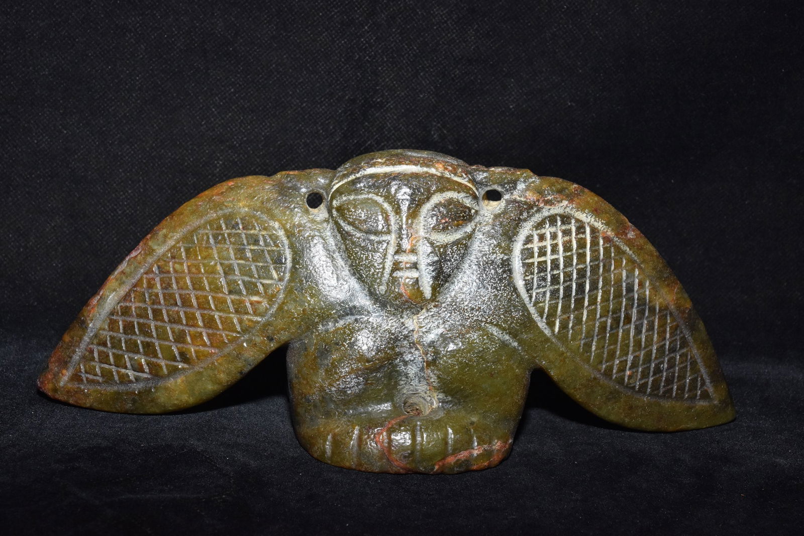 Chinese Hongshan culture jade carved ornaments (1 of 10)