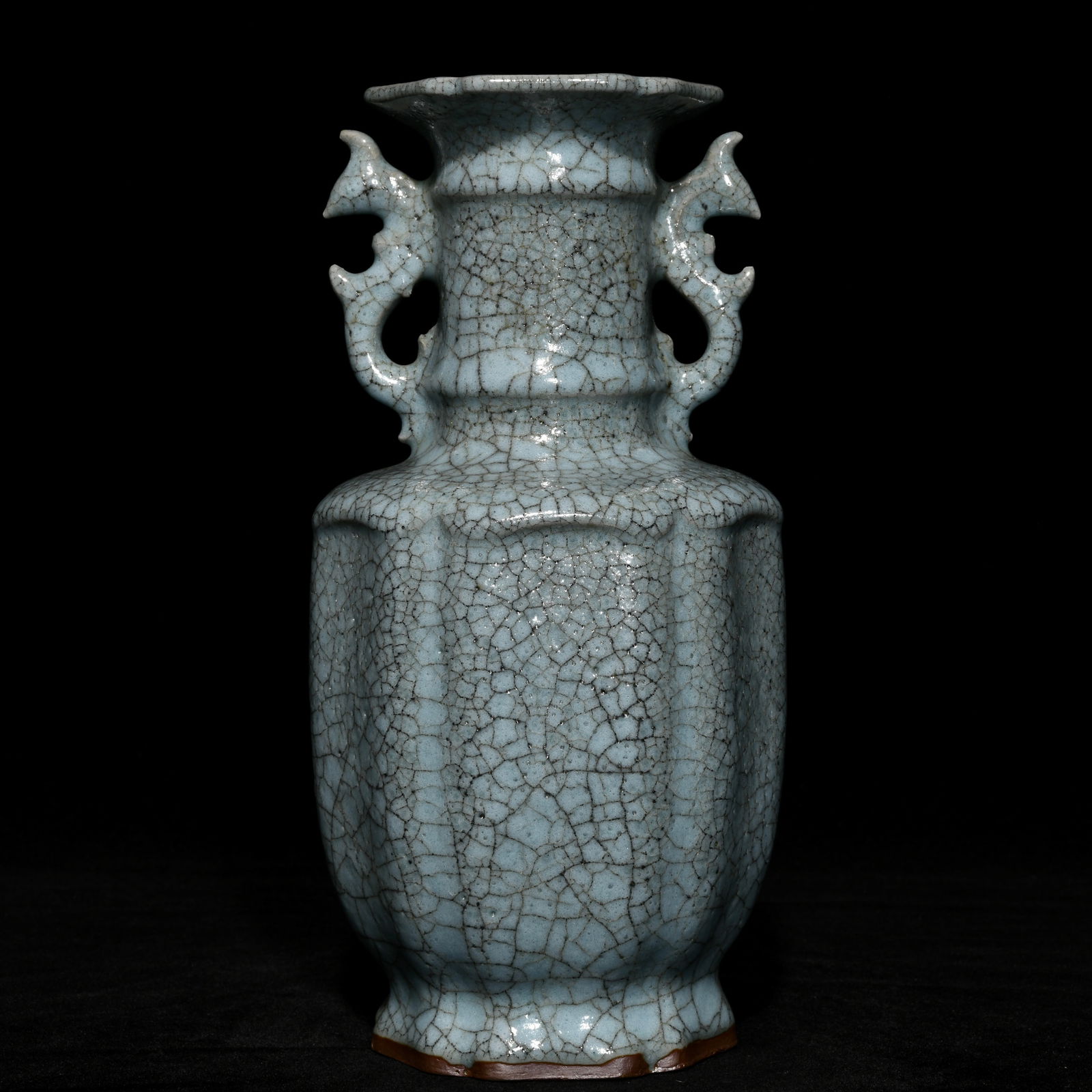 Song Dynasty official porcelain six-sided phoenix ear vase: Size: Height 24 cm - Width 12 cm Materials: Porcelain Time Period: Song dynasty Manufactured Date: 10th-c Object: Chinese Antique ⛨ Purchase With Confidence ✔ Verified Auction House