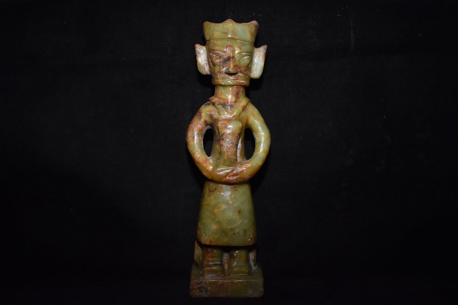 Chinese Hongshan culture jade carved ornaments (1 of 10)