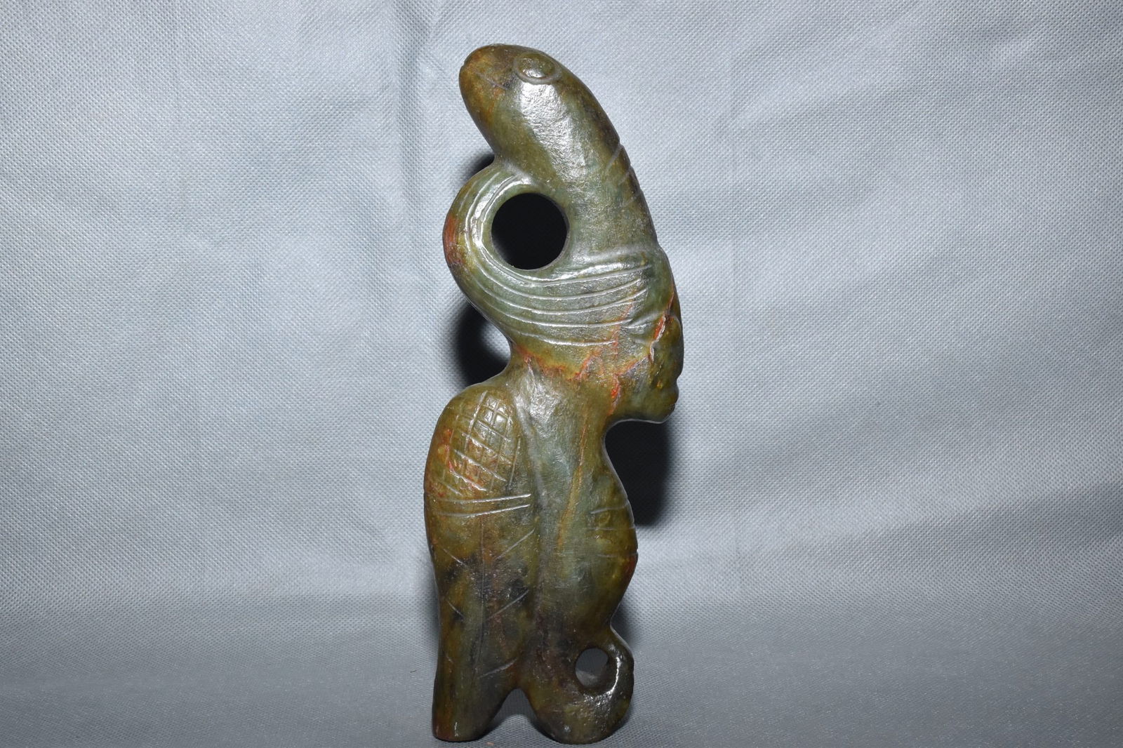 Chinese Hongshan culture jade carved ornaments (1 of 10)