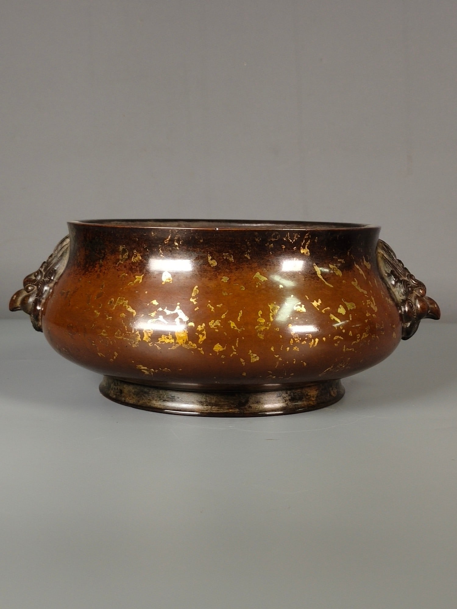 Chinese gilt bronze incense burner Ming dynasty Xuande Mark & Period (1 of 9)