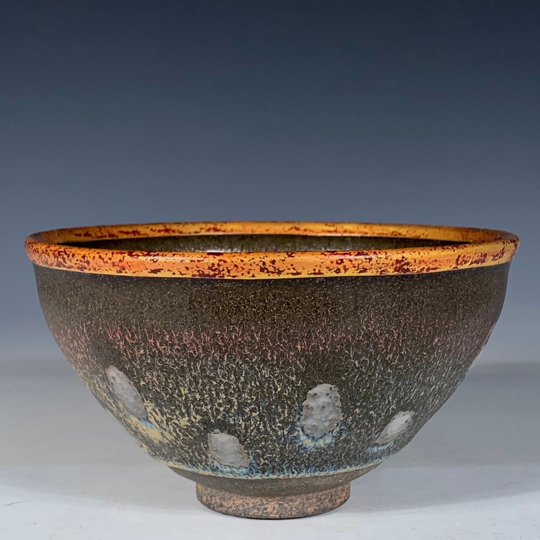 Song Dynasty Jian kiln bag mouth lamp: Size: Width 12.5 cm - Height 7.5 cm Materials: Porcelain Time Period: Song dynasty Manufactured Date: 10th-c Period Object: Chinese Antique ⛨ Purchase With Confidence ✔ Verified Auc