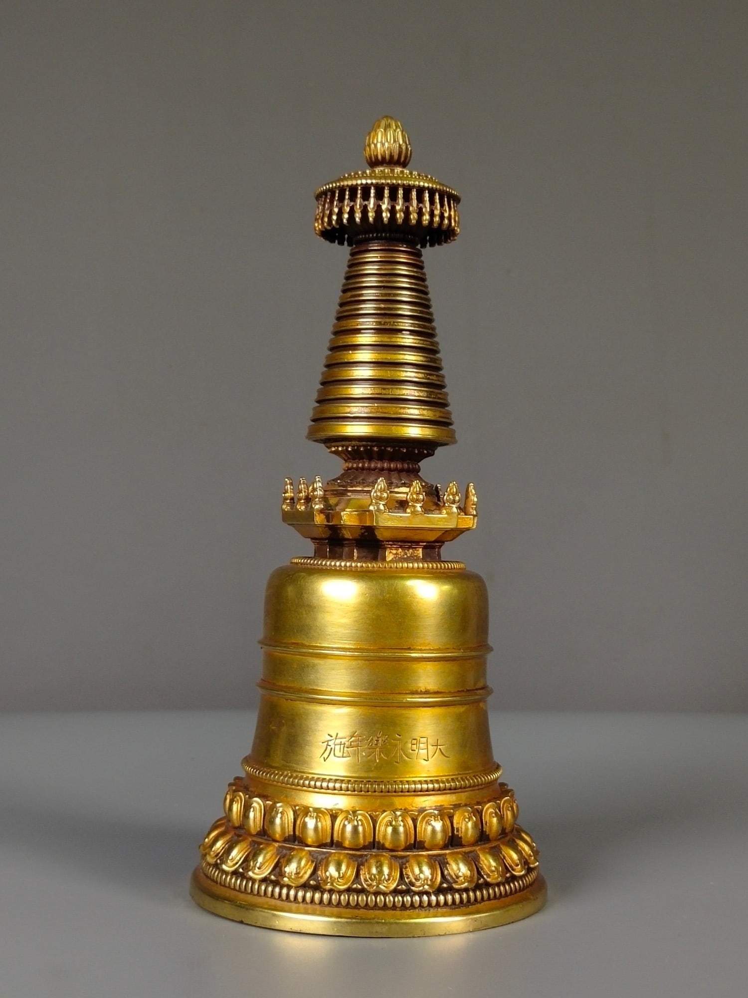 Chinese gilt bronze buddha mandala Qing dynasty (1 of 9)