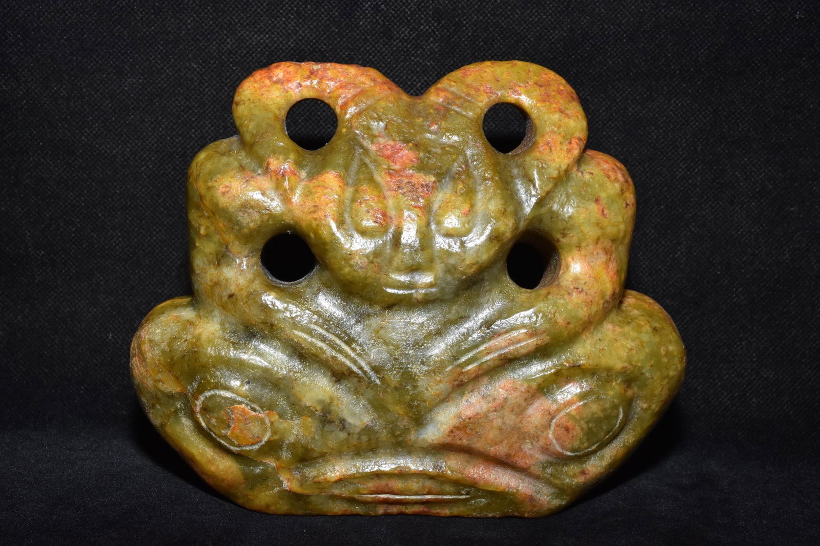 Chinese Hongshan culture jade carved ornaments (1 of 10)
