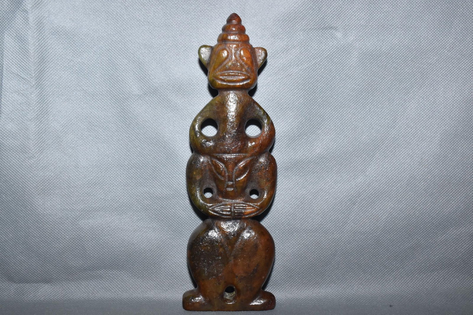 Chinese Hongshan culture jade carved ornaments (1 of 10)