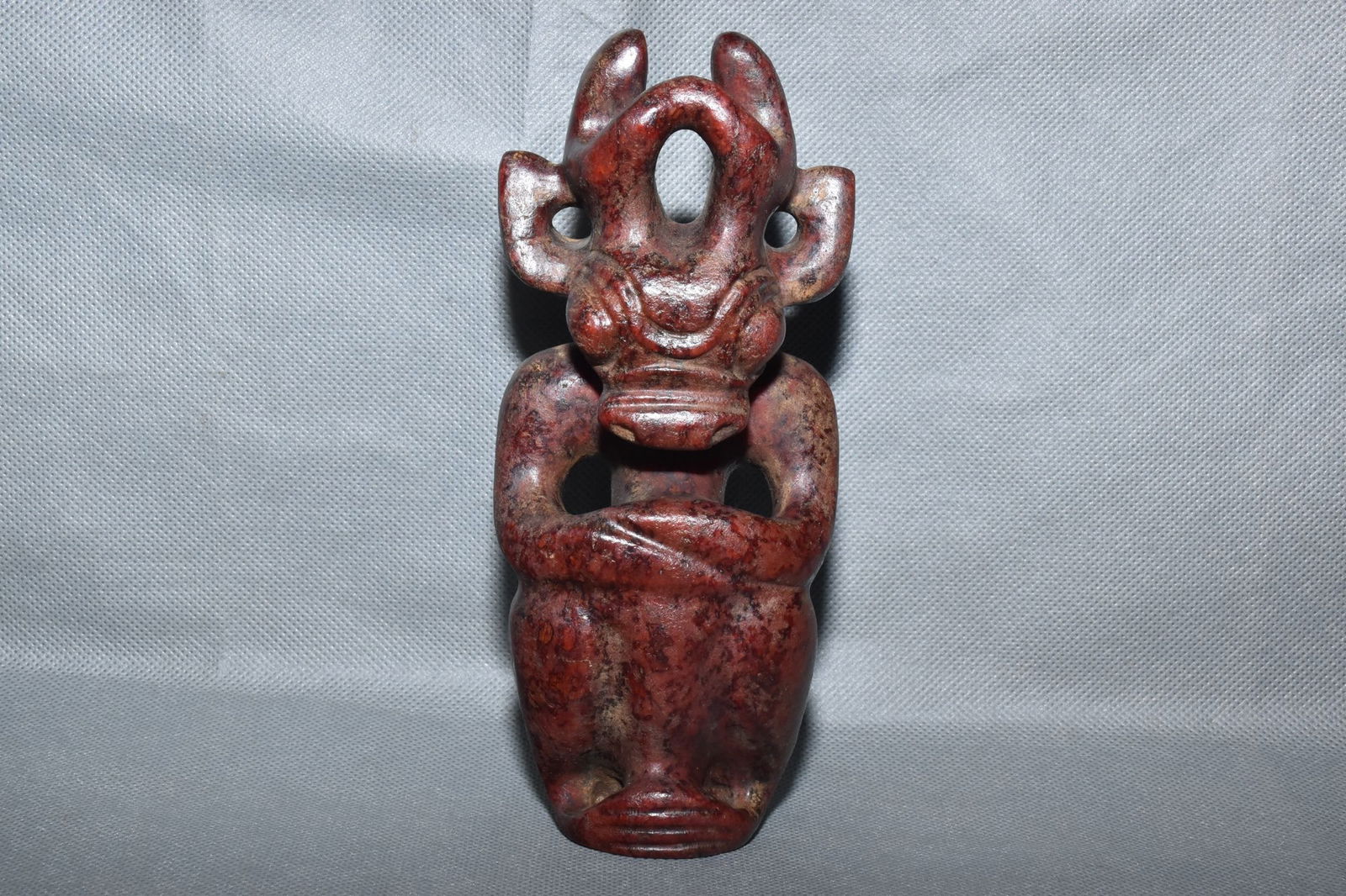 Chinese Hongshan culture jade carved ornaments: Size: Height 17.2 cm - Width 7 cm Materials: Natural Jade Time Period: Hongshan Culture Manufactured Date: 3000-BC Object: Chinese Antique ⛨ Purchase With Confidence ✔ Verified Auct