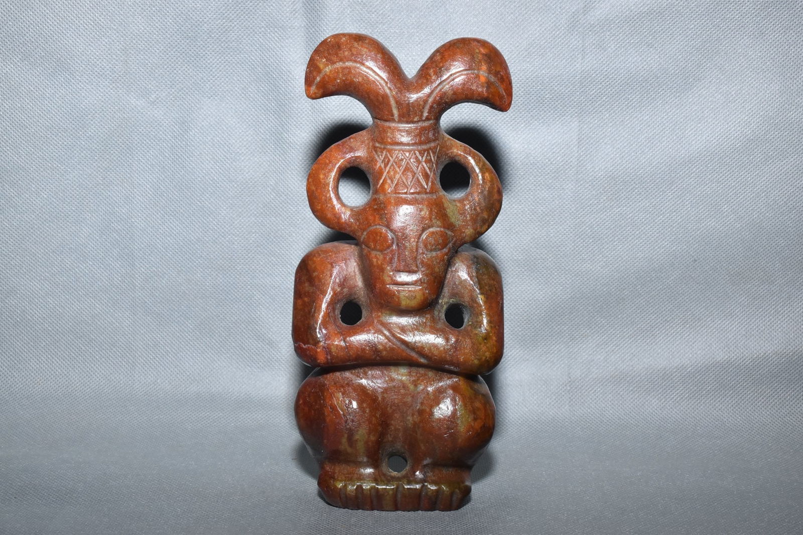 Chinese Hongshan culture jade carved ornaments (1 of 10)