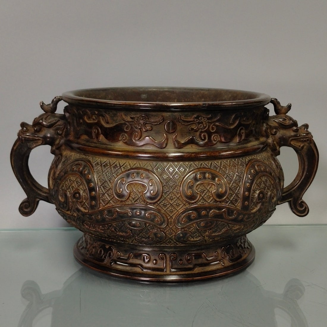 Chinese bronze ware incense burner Ming dynasty Xuande Mark & Period (1 of 9)
