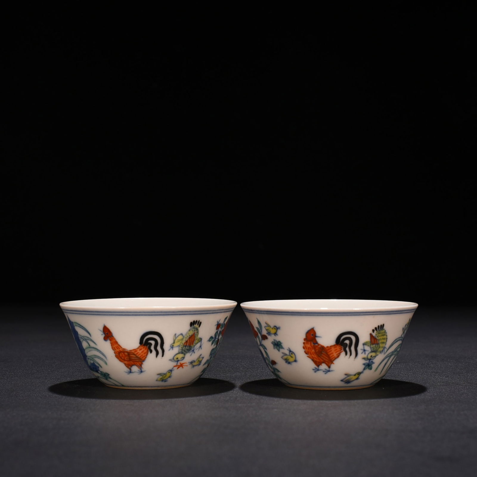 Ming Dynasty Chenghua Doucai Chicken porcelain Cups: Size: Width 8 cm - Height 4 cm Materials: Porcelain Time Period: Ming dynasty Manufactured Date: Chenghua Mark & Period Object: Chinese Antique ⛨ Purchase With Confidence ✔ Verified