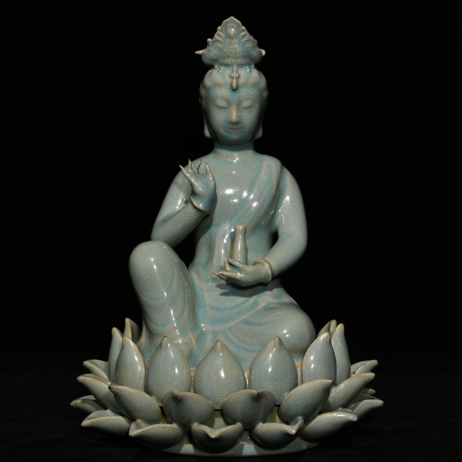 Chinese ru kiln porcelain buddha figure Song dynasty (1 of 9)