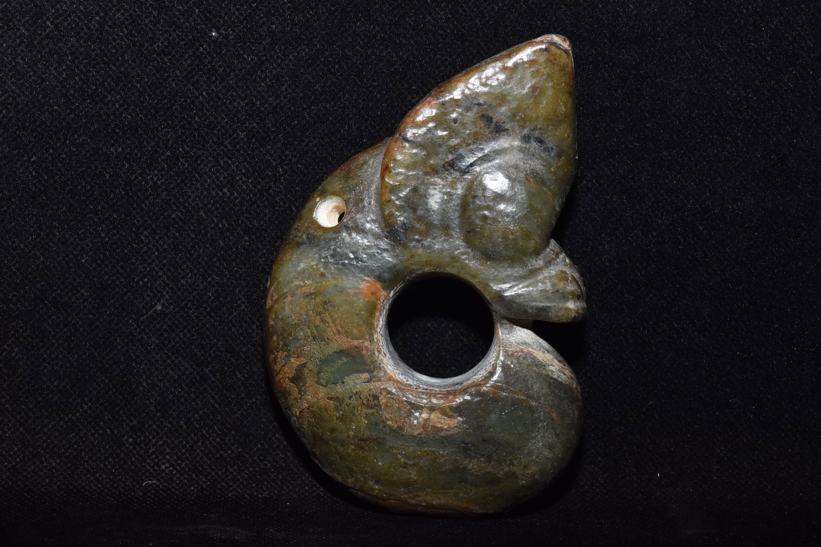 Chinese Hongshan culture jade carved ornaments (1 of 10)