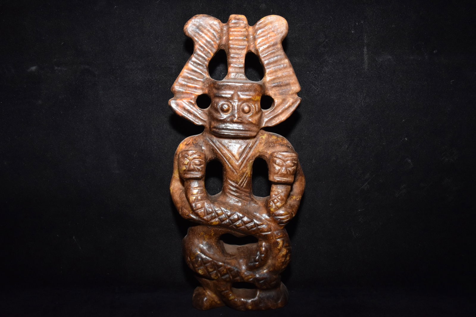 Chinese Hongshan culture jade carved ornaments (1 of 10)