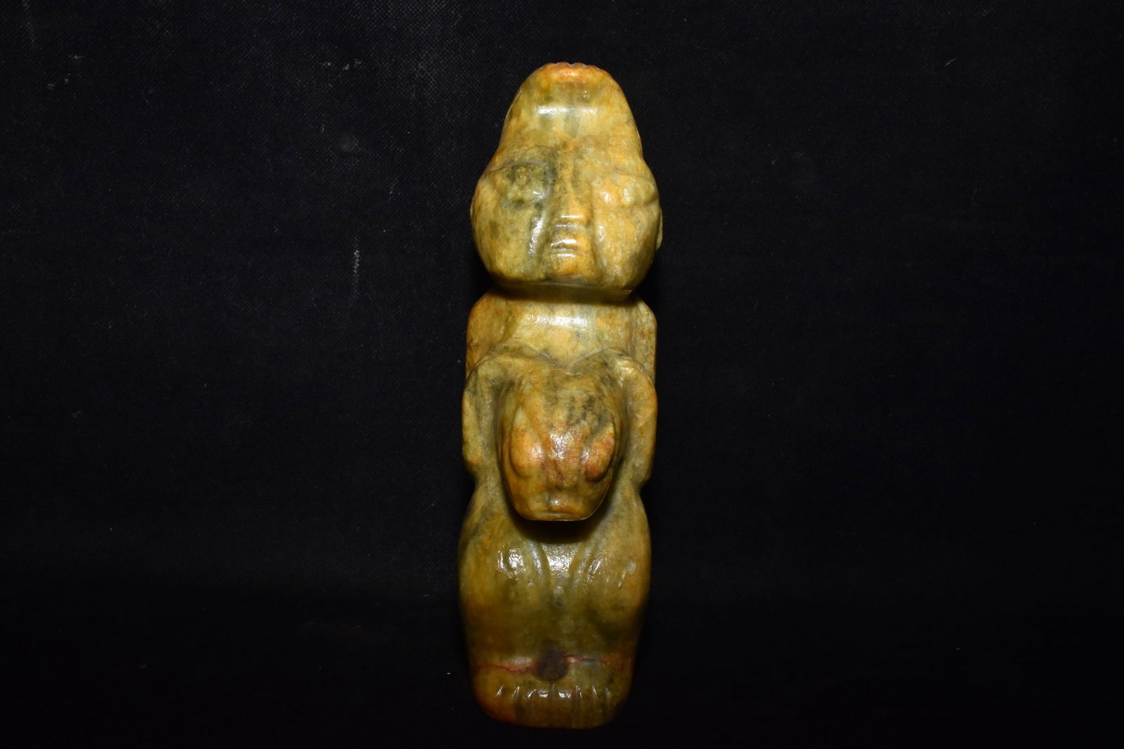 Chinese Hongshan culture jade carved ornaments: Size: Height 21.2 cm - Width 9 cm Materials: Natural Jade Time Period: Hongshan Culture Manufactured Date: 3000-BC Object: Chinese Antique ⛨ Purchase With Confidence ✔ Verified Auct