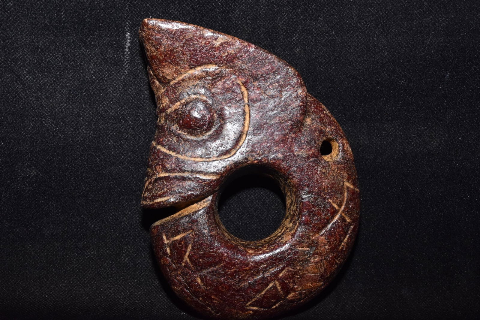 Chinese Hongshan culture jade carved ornaments (1 of 10)