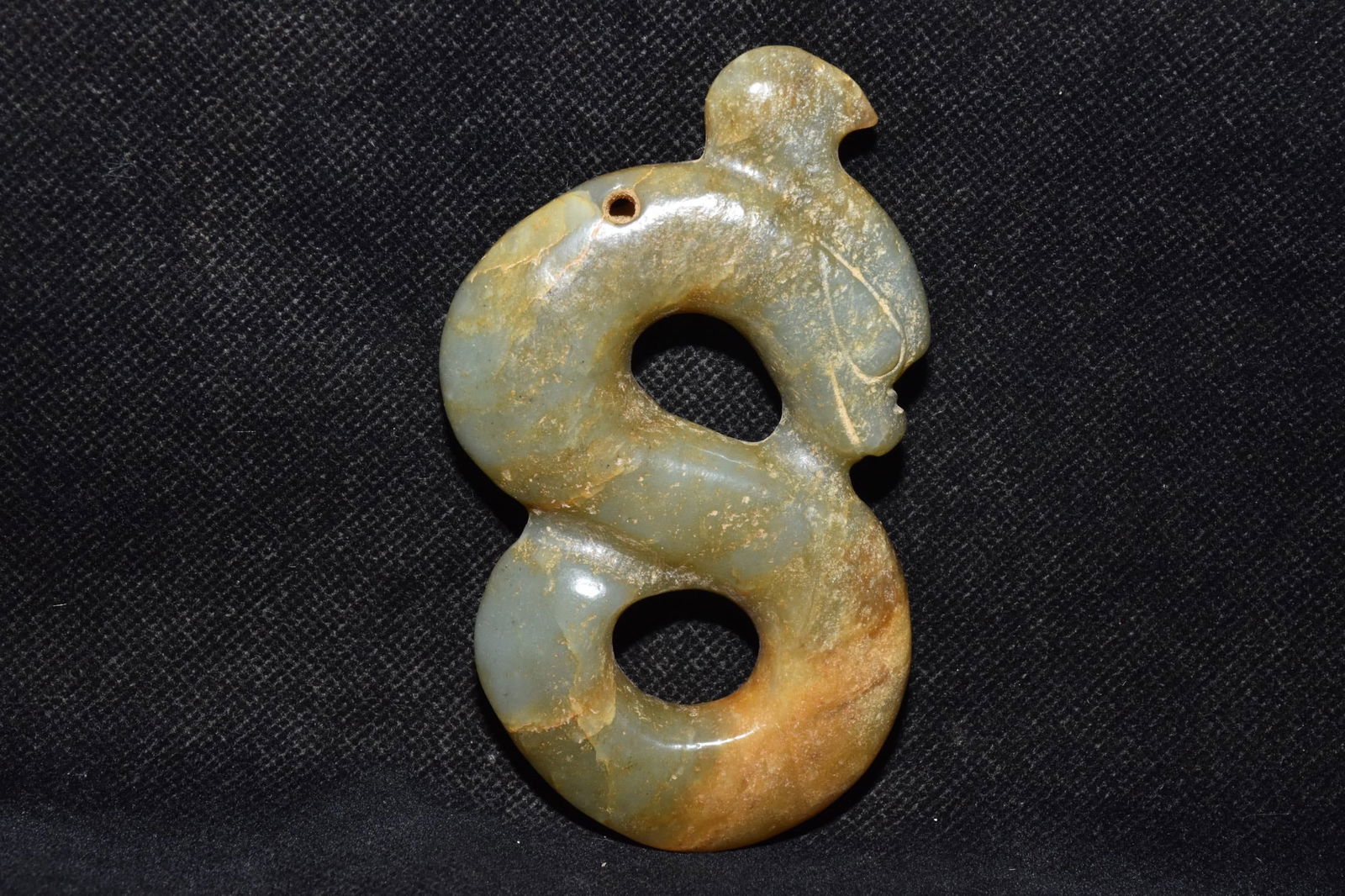 Chinese Hongshan culture jade carved ornaments (1 of 10)