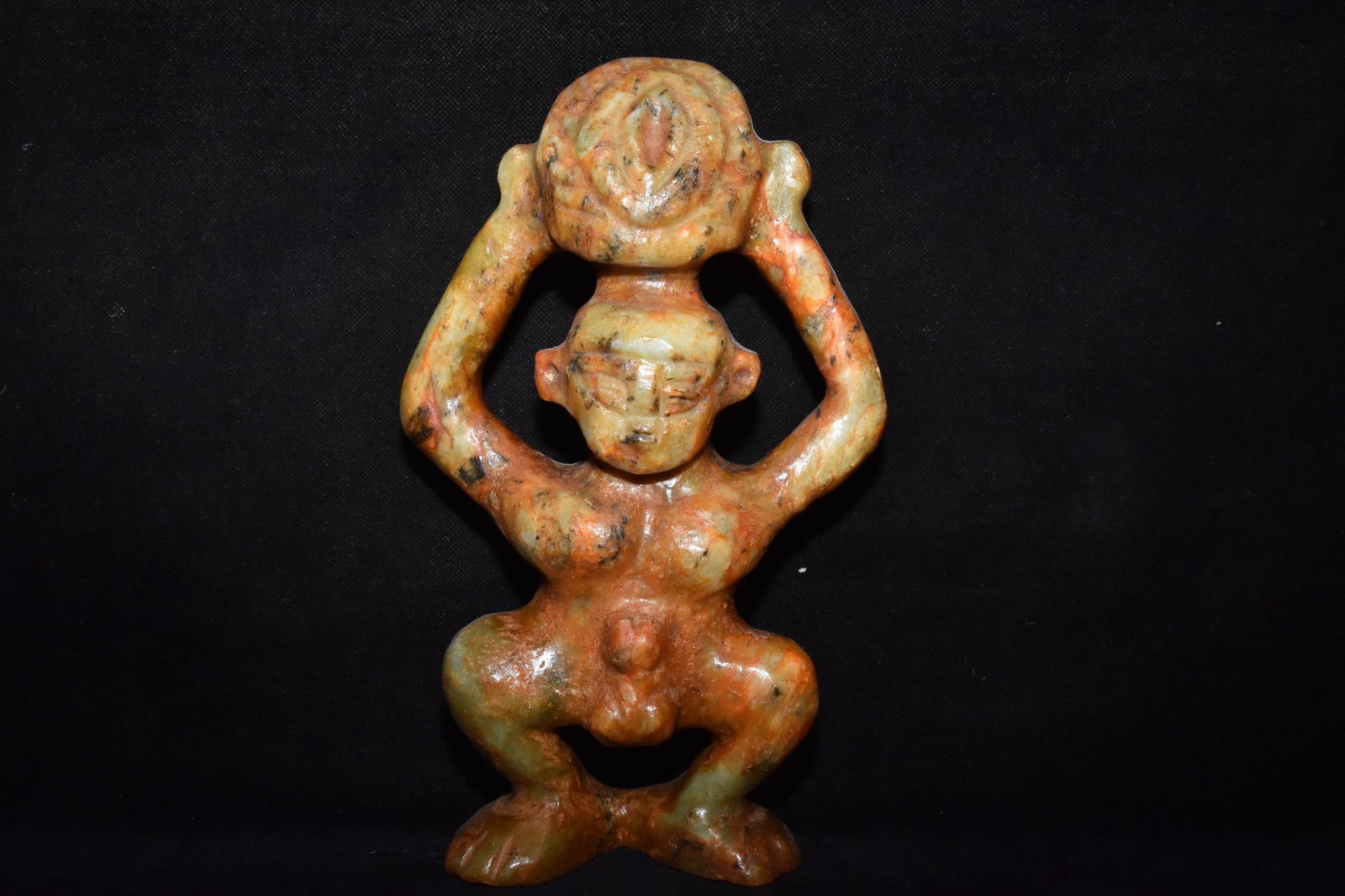 Chinese Hongshan culture jade carved ornaments (1 of 10)