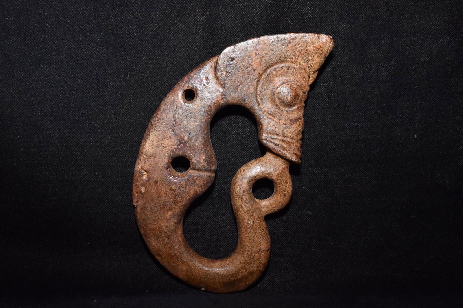 Chinese Hongshan culture jade carved ornaments (1 of 10)