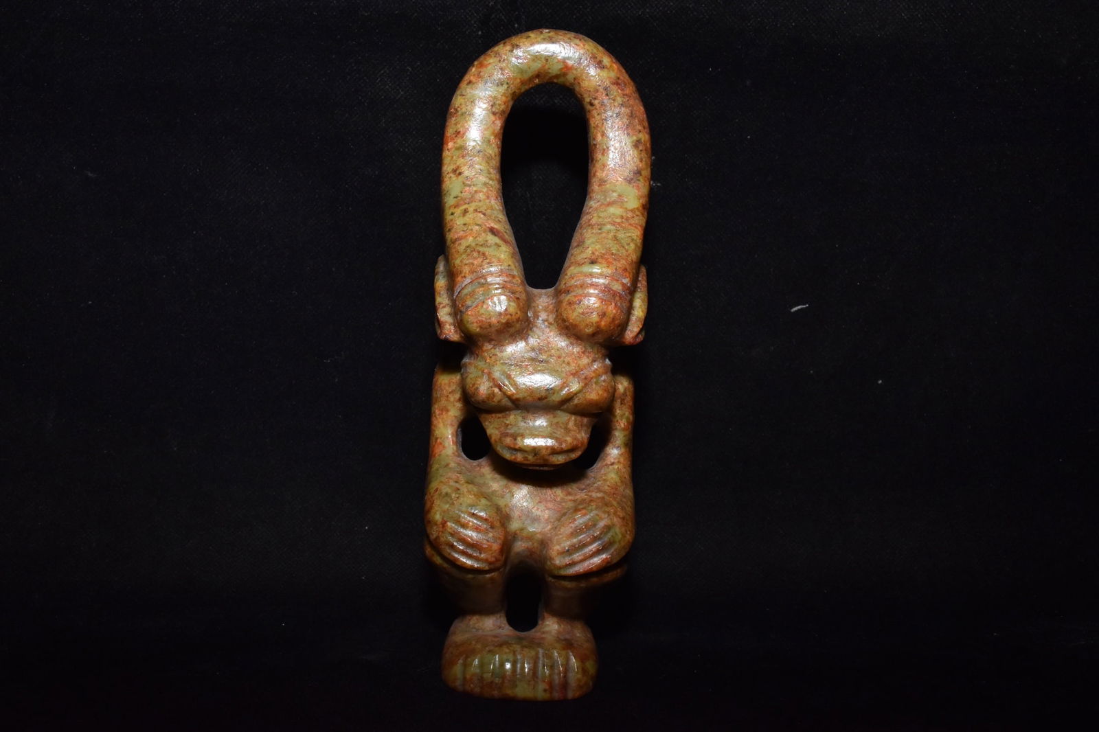 Chinese Hongshan culture jade carved ornaments: Size: Height 20.2 cm - Width 7 cm Materials: Natural Jade Time Period: Hongshan Culture Manufactured Date: 3000-BC Object: Chinese Antique ⛨ Purchase With Confidence ✔ Verified Auct