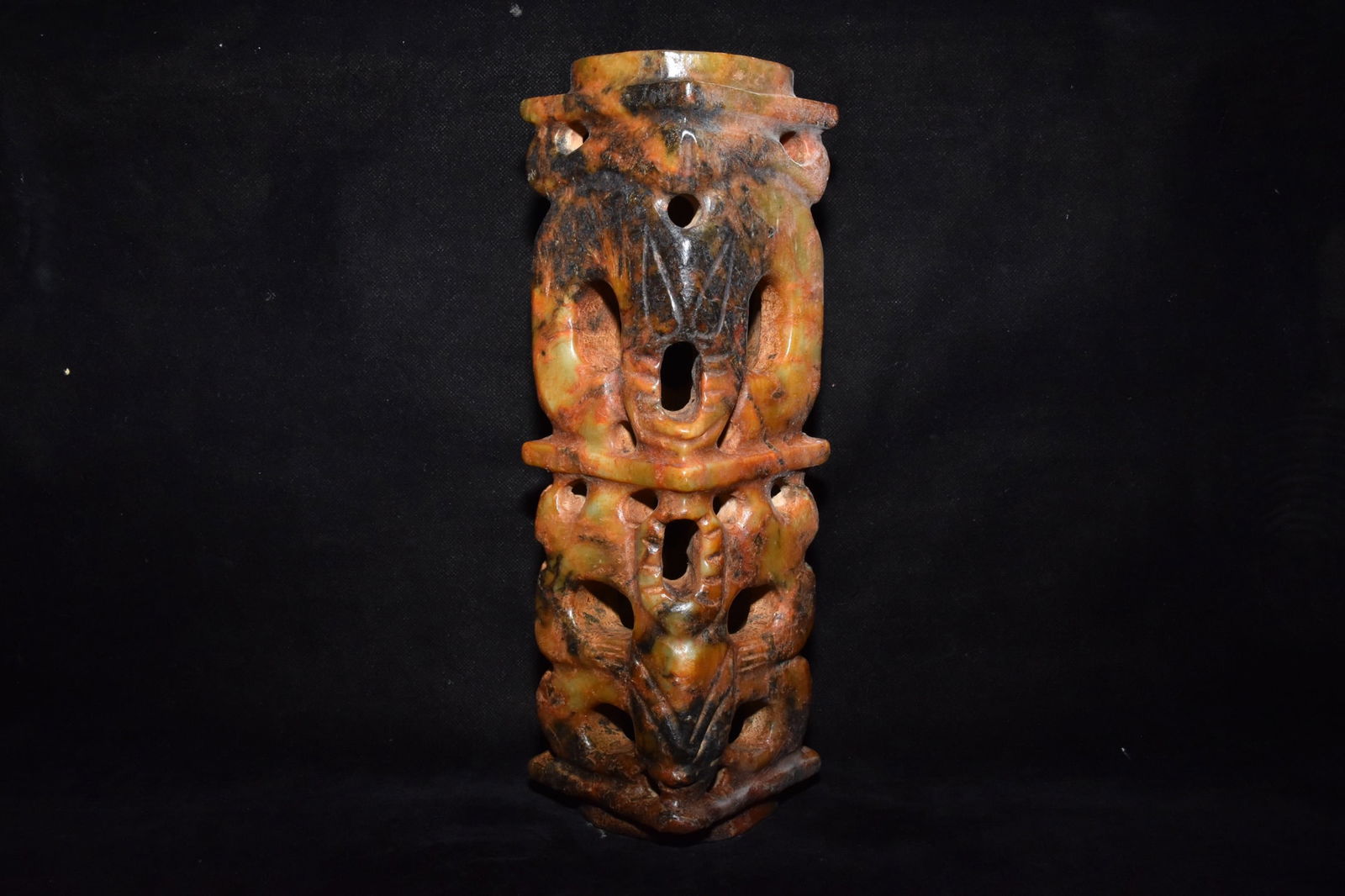 Chinese Hongshan culture jade carved ornaments (1 of 10)