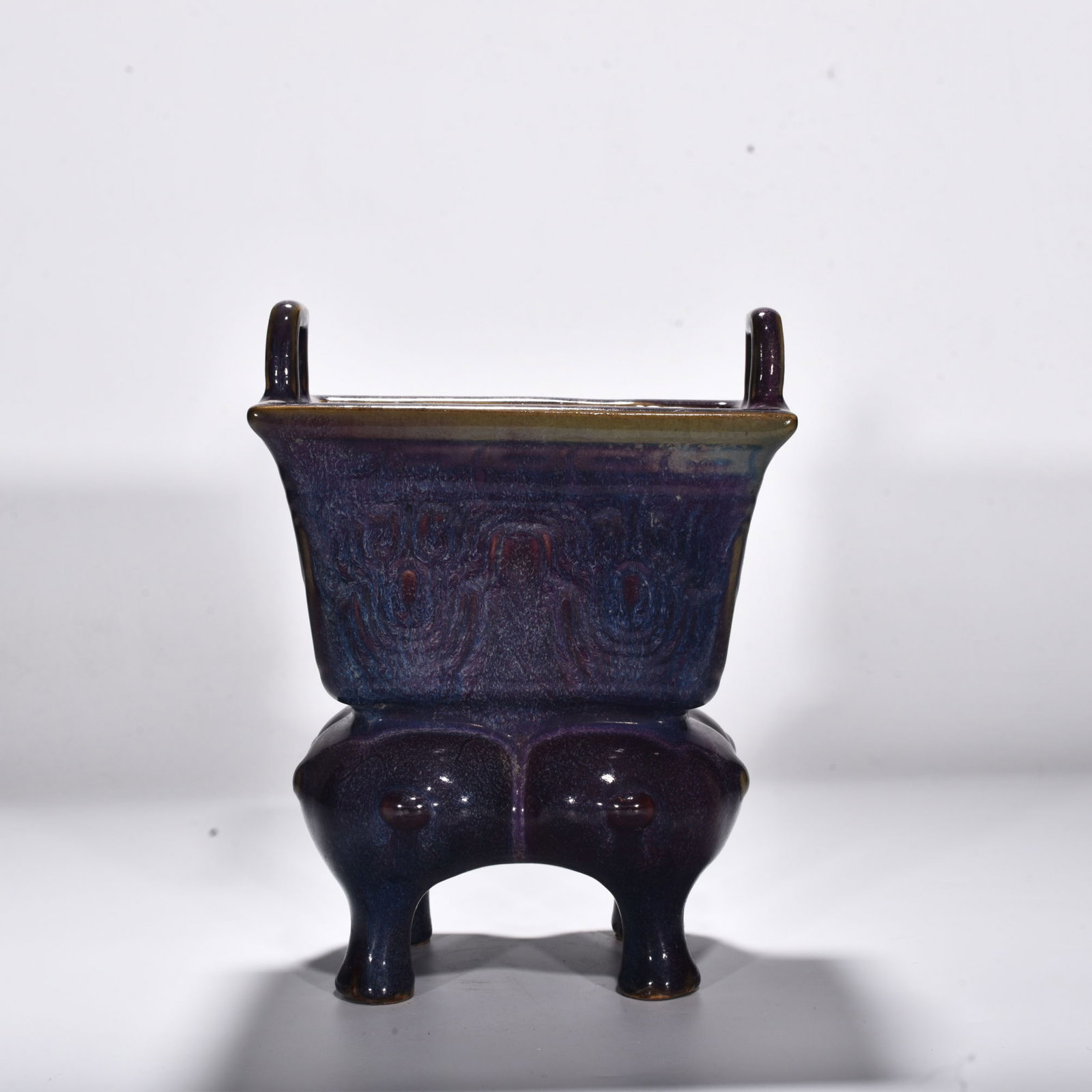 Song Dynasty Jun kiln rose purple glaze four-legged furnace: Size: Height 25.5 cm - Width 19 cm Materials: Porcelain Time Period: Song dynasty Manufactured Date: 10th-c Object: Chinese Antique ⛨ Purchase With Confidence ✔ Verified Auction Hou