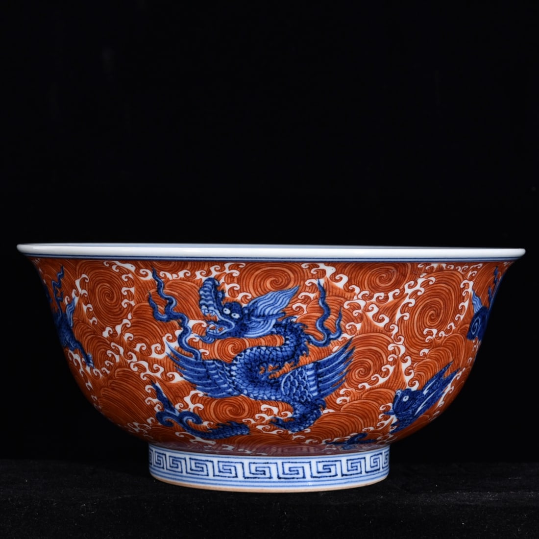 Chinese blue and red porcelain bowl Ming dynasty Xuande Mark & Period: Size: Width 20 cm - Height 9 cm Materials: Porcelain Time Period: Ming dynasty Manufactured Date: Xuande Mark & Period Object: Chinese Antique ⛨ Purchase With Confidence ✔ Verified