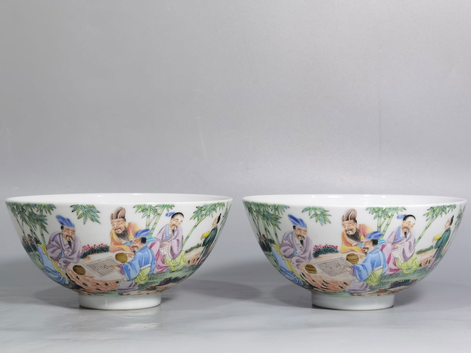 Chinese famille rose porcelain bowl pair Qing dynasty Yongzheng Mark & Period: Size: Width 14.5 cm - Height 6.8 cm Materials: Porcelain Time Period: Qing dynasty Manufactured Date: Yongzheng Mark & Period Object: Chinese Antique ⛨ Purchase With Confidence ✔ Ve