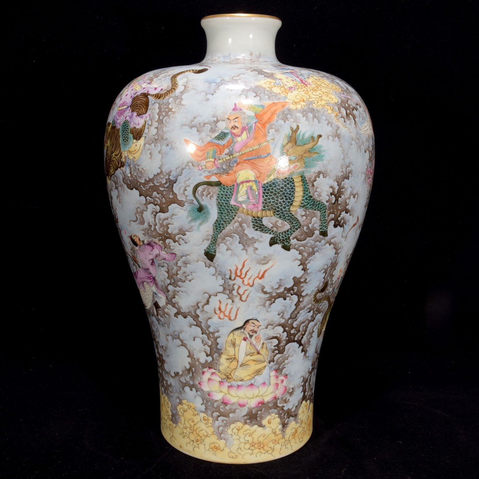 Chinese famille rose porcelain vase Qing dynasty Yongzheng Mark & Period: Size: Height 40 cm - Width 24 cm Materials: Porcelain Time Period: Qing dynasty Manufactured Date: Yongzheng Mark & Period Object: Chinese Antique ⛨ Purchase With Confidence ✔ Verif