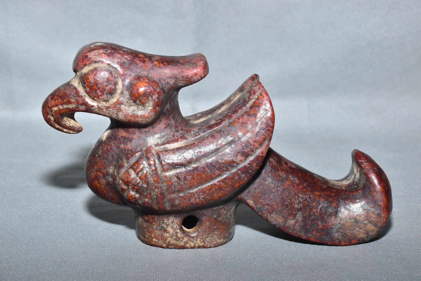 Chinese Hongshan culture jade carved ornaments: Size: Height 10.5 cm - Width 16.8 cm Materials: Natural Jade Time Period: Hongshan Culture Manufactured Date: 3000-BC Object: Chinese Antique ⛨ Purchase With Confidence ✔ Verified A