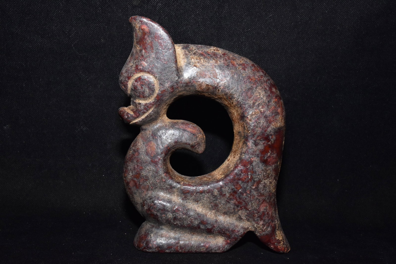 Chinese Hongshan culture jade carved ornaments: Size: Height 17.2 cm - Width 12.5 cm Materials: Natural Jade Time Period: Hongshan Culture Manufactured Date: 3000-BC Object: Chinese Antique ⛨ Purchase With Confidence ✔ Verified A