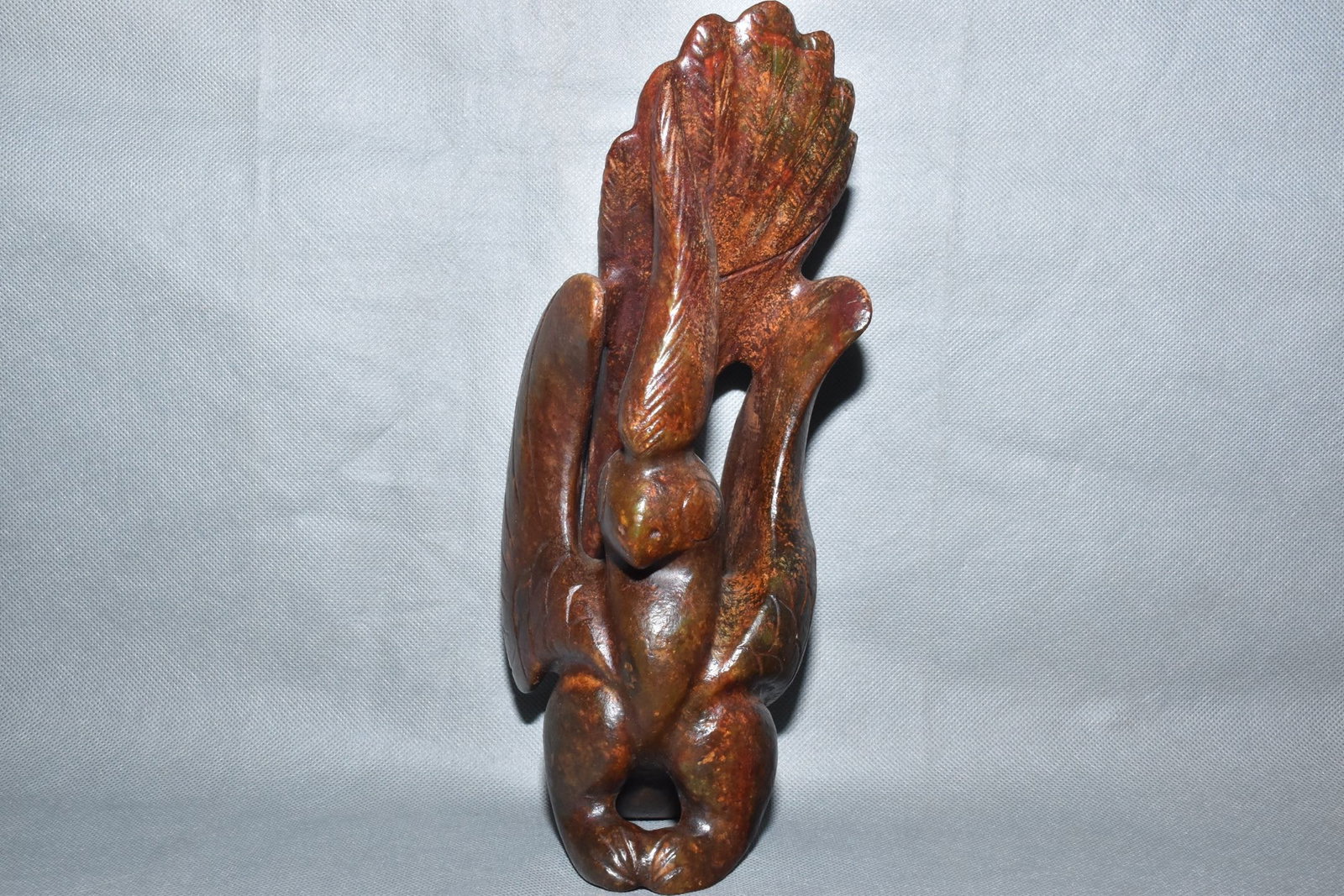 Chinese Hongshan culture jade carved ornaments: Size: Height 26.2 cm - Width 10 cm Materials: Natural Jade Time Period: Hongshan Culture Manufactured Date: 3000-BC Object: Chinese Antique ⛨ Purchase With Confidence ✔ Verified Auc