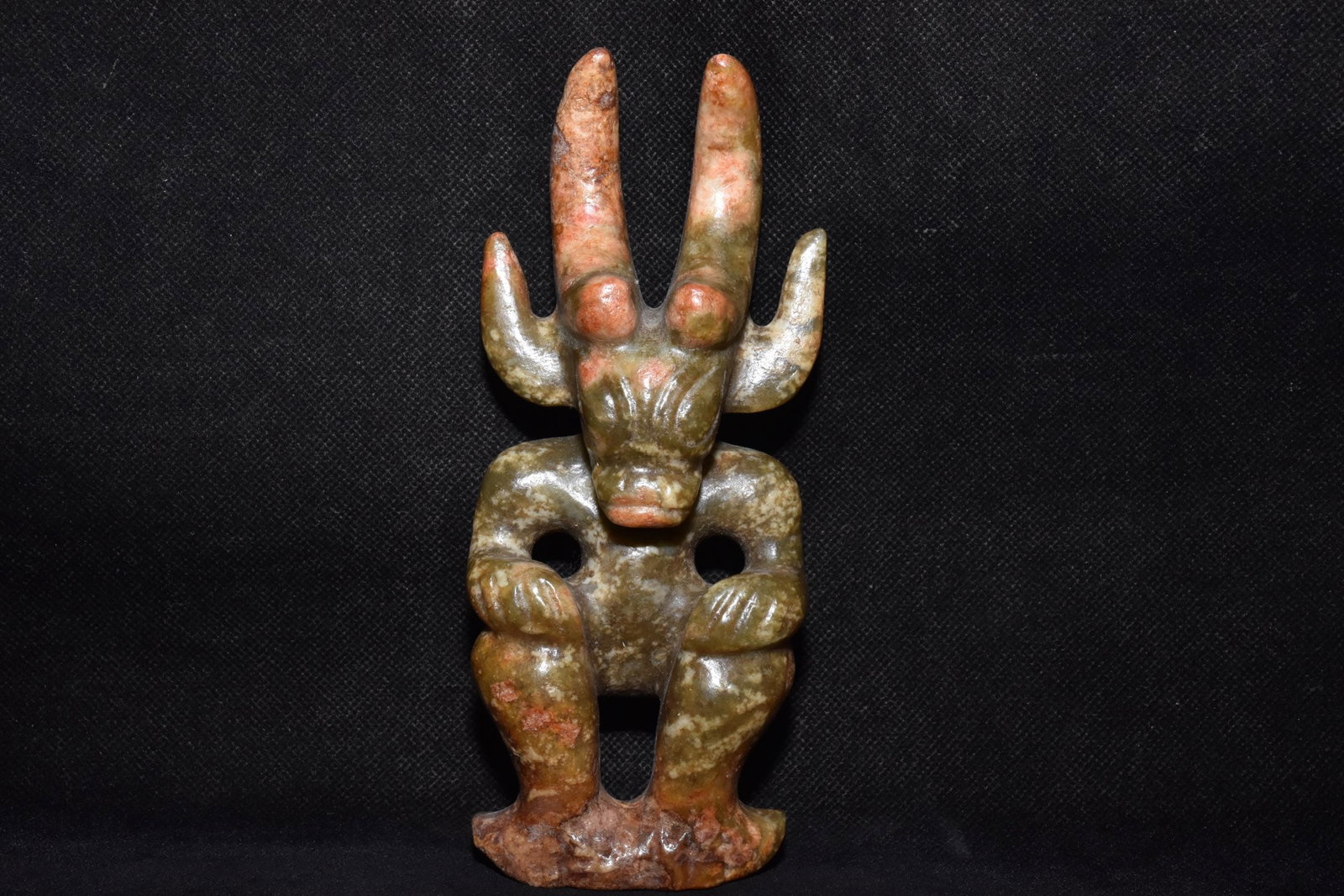 Chinese Hongshan culture jade carved ornaments: Size: Height 17 cm - Width 7 cm Materials: Natural Jade Time Period: Hongshan Culture Manufactured Date: 3000-BC Object: Chinese Antique ⛨ Purchase With Confidence ✔ Verified Auctio