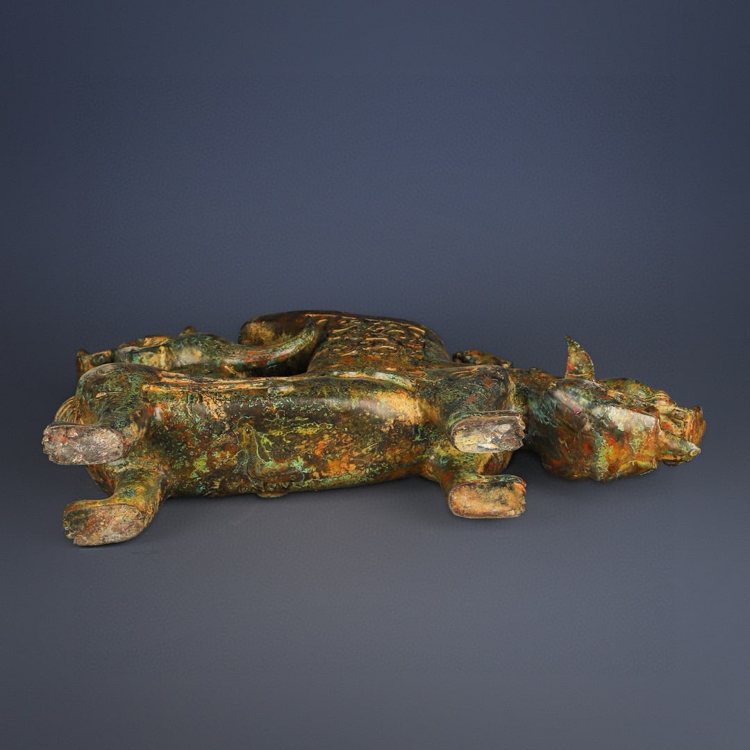 Han Dynasty Bronze Beast Cup - 9