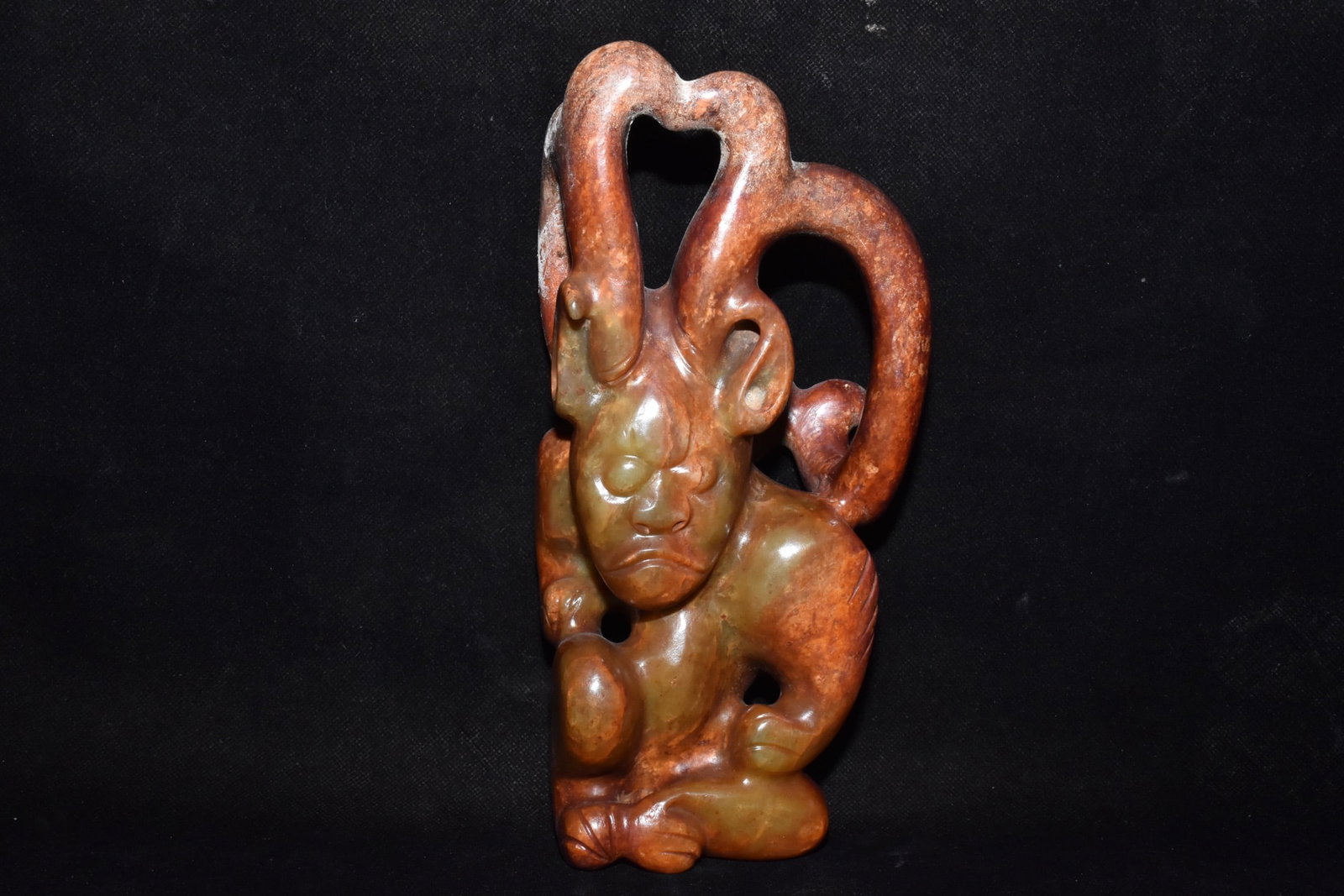 Chinese Hongshan culture jade carved ornaments (1 of 9)