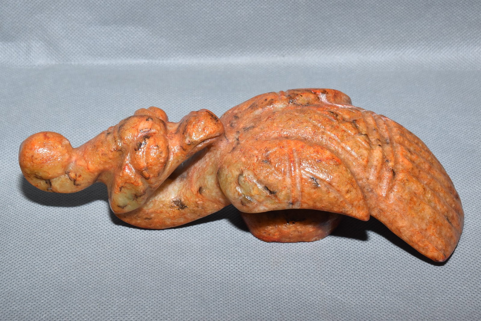Chinese Hongshan culture jade carved ornaments: Size: Height 20 cm - Width 9 cm Materials: Natural Jade Time Period: Hongshan Culture Manufactured Date: 3000-BC Object: Chinese Antique ⛨ Purchase With Confidence ✔ Verified Auctio