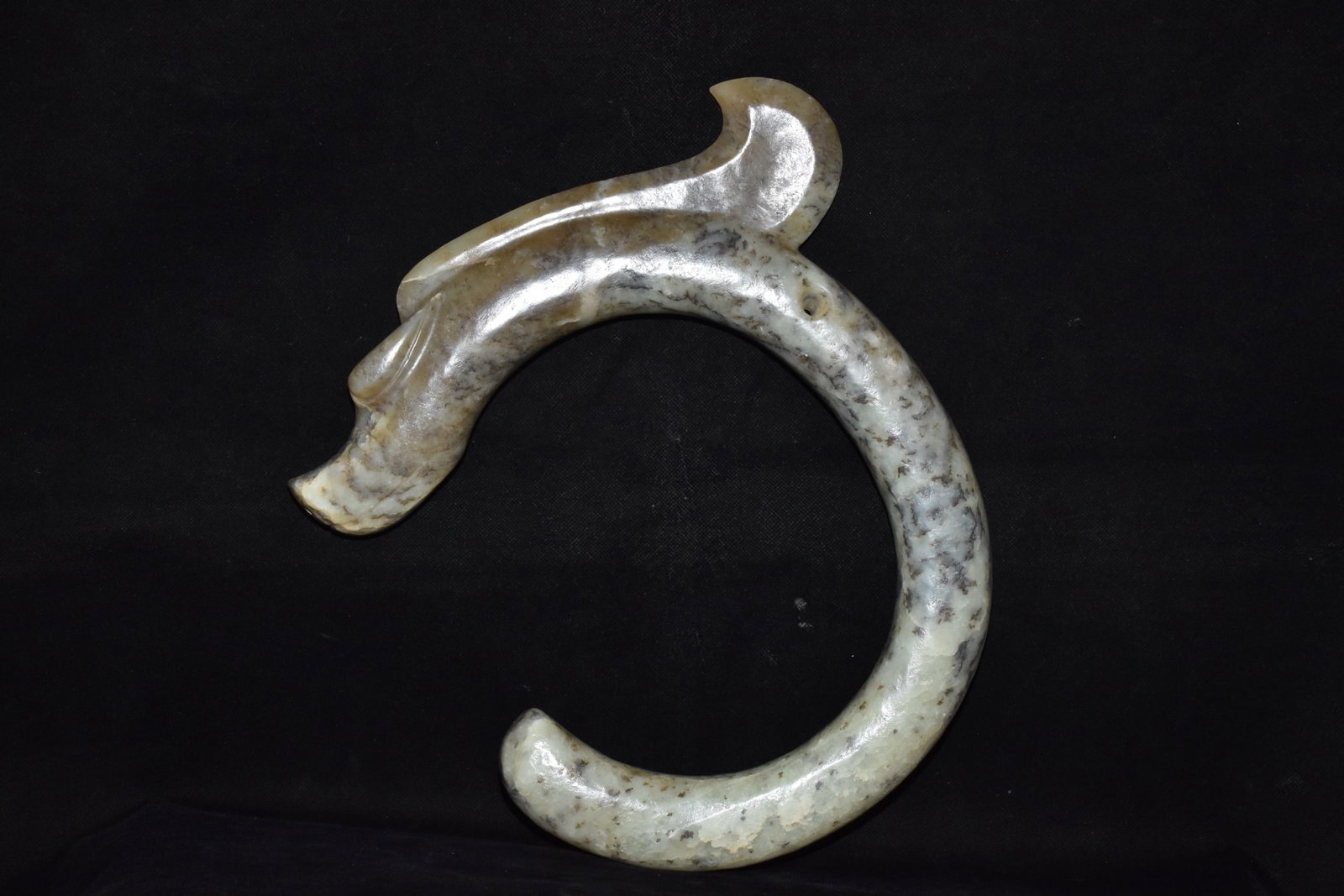 Chinese Hongshan culture jade carved ornaments (1 of 9)