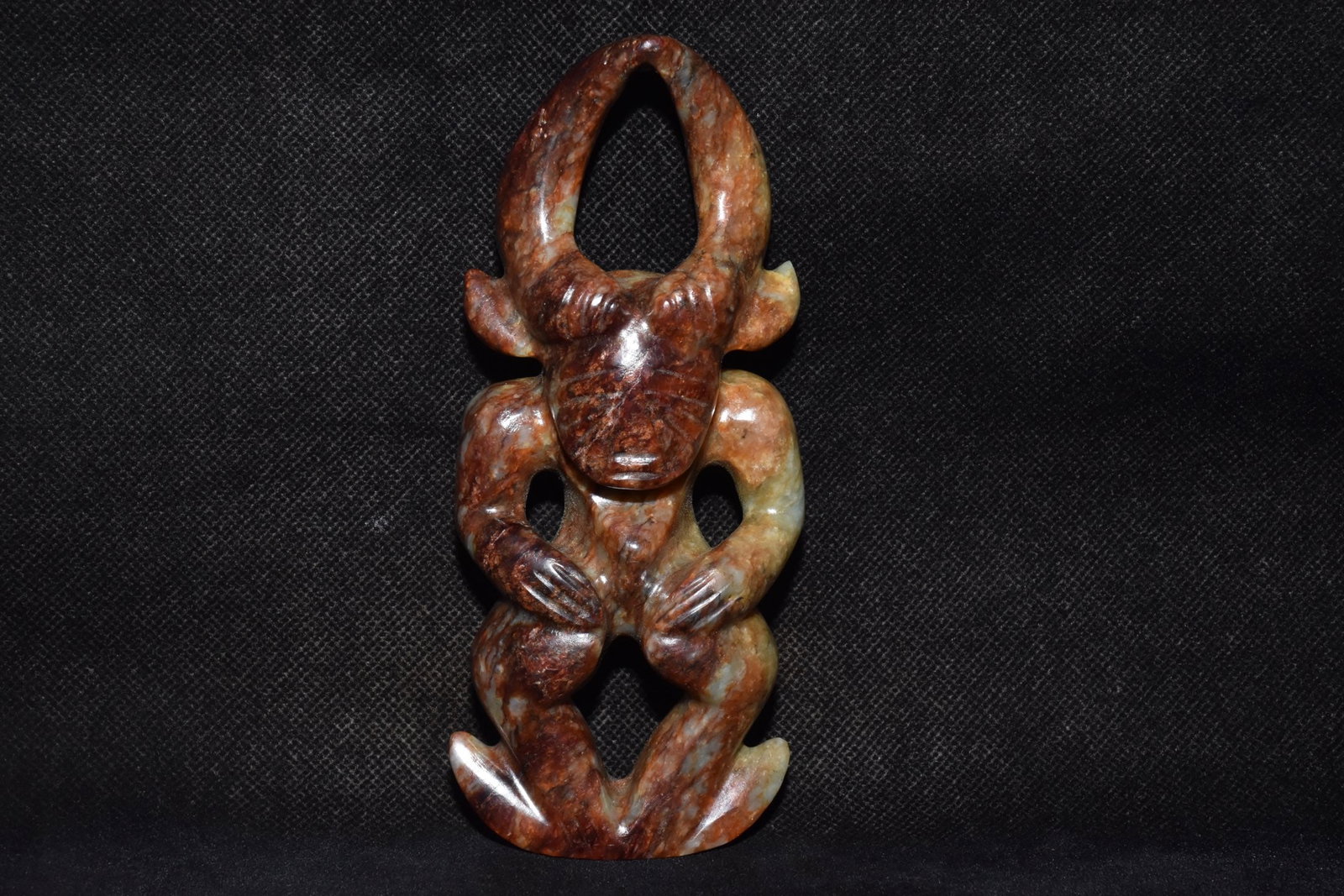 Chinese Hongshan culture jade carved ornaments: Size: Height 14.5 cm - Width 6 cm Materials: Natural Jade Time Period: Hongshan Culture Manufactured Date: 3000-BC Object: Chinese Antique ⛨ Purchase With Confidence ✔ Verified Auct