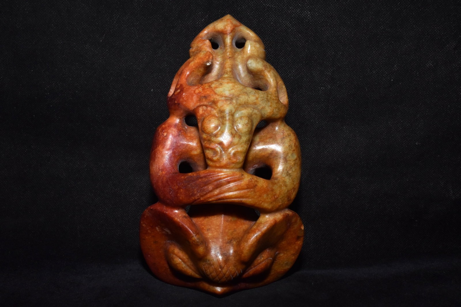 Chinese Hongshan culture jade carved ornaments: Size: Height 19.5 cm - Width 10 cm Materials: Natural Jade Time Period: Hongshan Culture Manufactured Date: 3000-BC Object: Chinese Antique ⛨ Purchase With Confidence ✔ Verified Auc