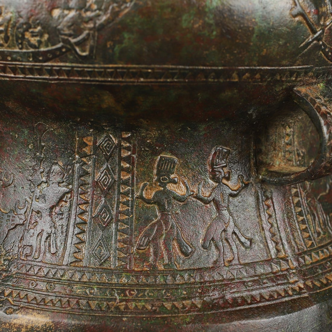 Zhou Dynasty Bronze minority drum - 2