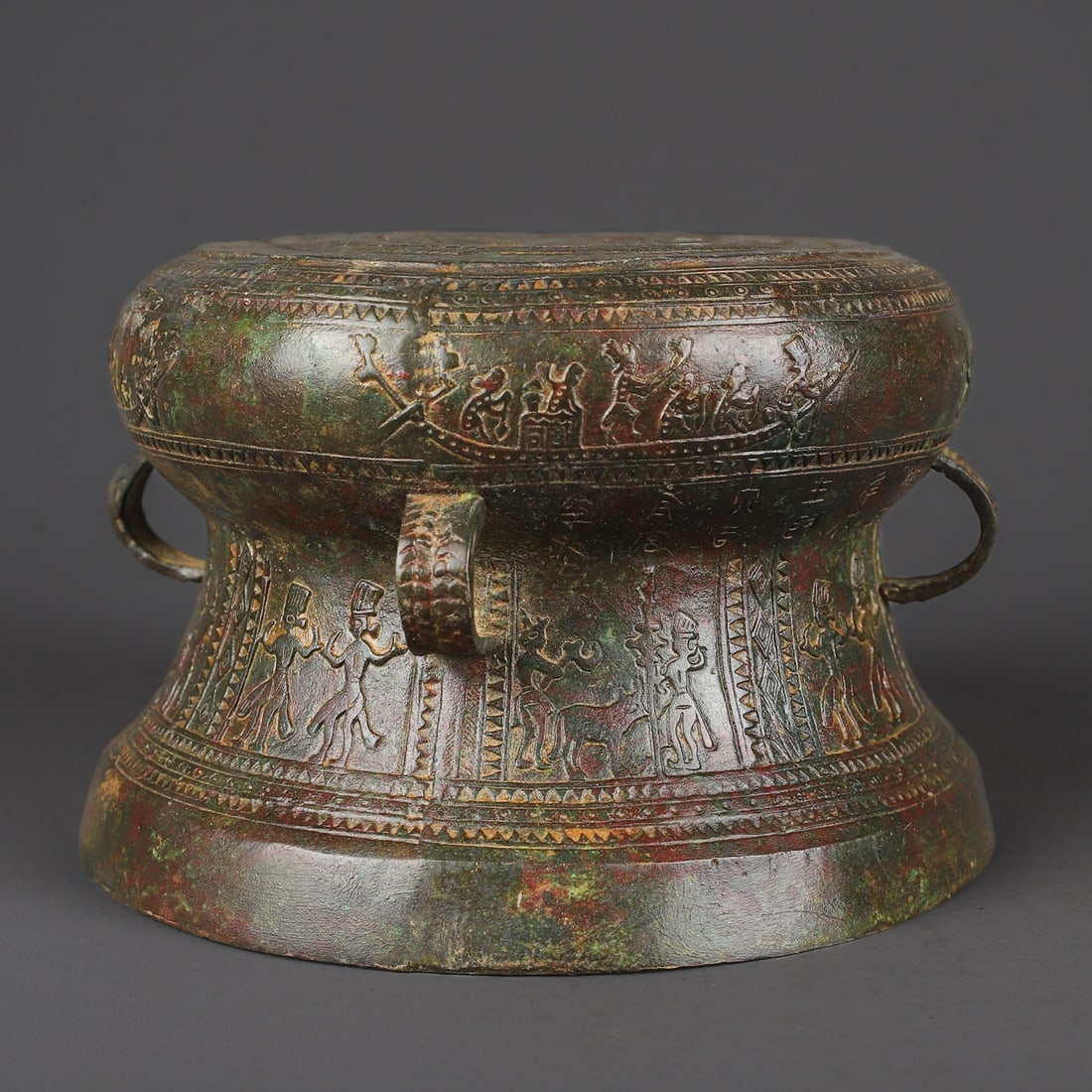Zhou Dynasty Bronze minority drum - 3