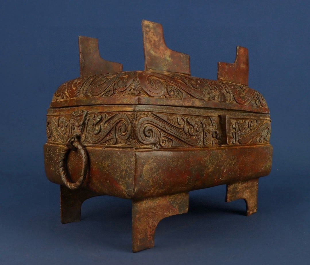 Zhou Dynasty Bronze square box - 3
