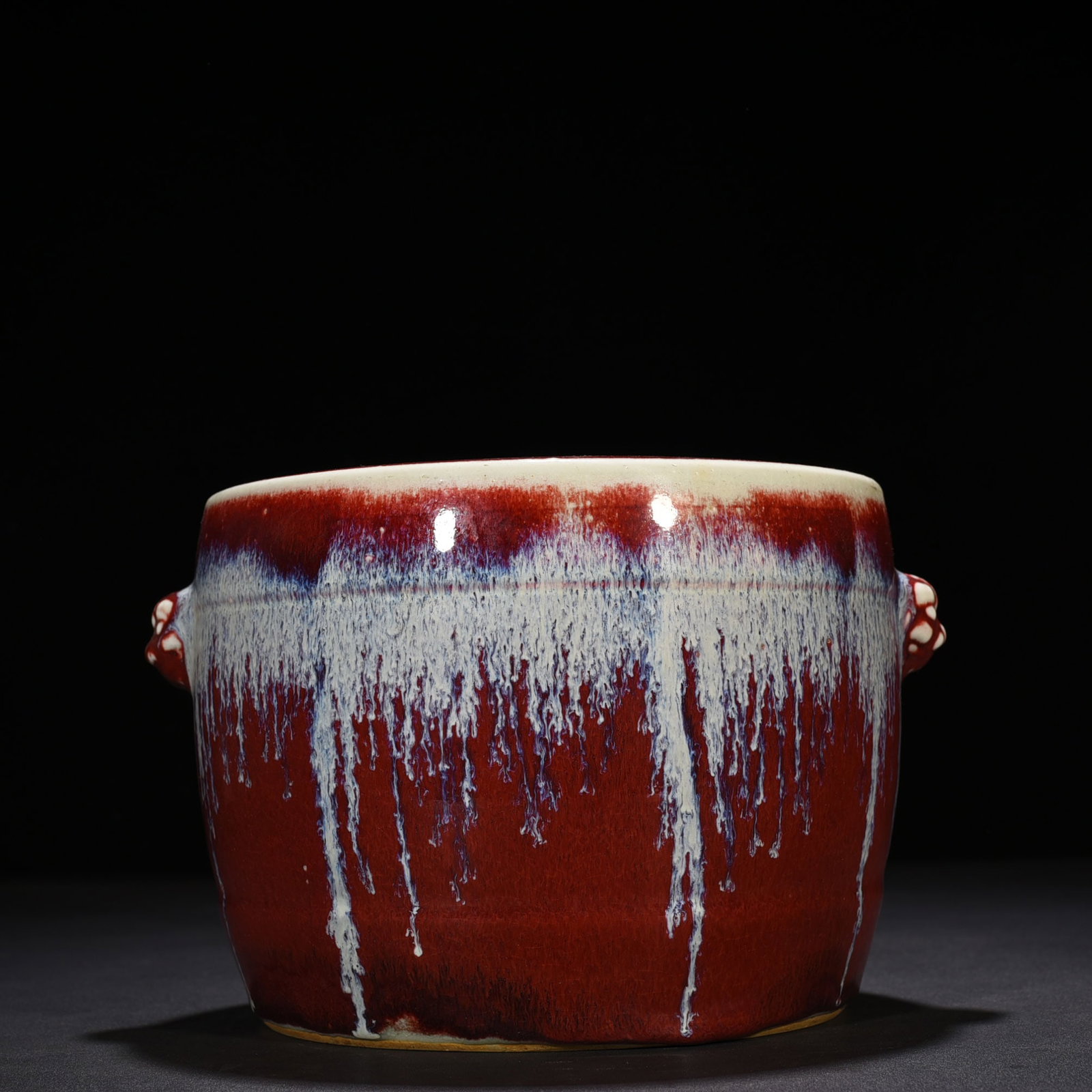 Qing Dynasty Qianlong Red glaze Porcelain kiln vat: Size: Height 20 cm - Width 16 cm Materials: Porcelain Time Period: Qing dynasty Manufactured Date: Qianlong Mark & Period Object: Chinese Antique ⛨ Purchase With Confidence ✔ Verifi