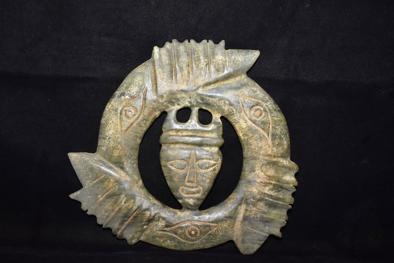 Chinese Hongshan culture jade carved ornaments: Size: Height 29 cm - Width 1.5 cm Materials: Natural Jade Time Period:Hongshan Culture Manufactured Date: 3000-BC Object: Chinese Antique ⛨ Purchase With Confidence ✔ Verified Aucti