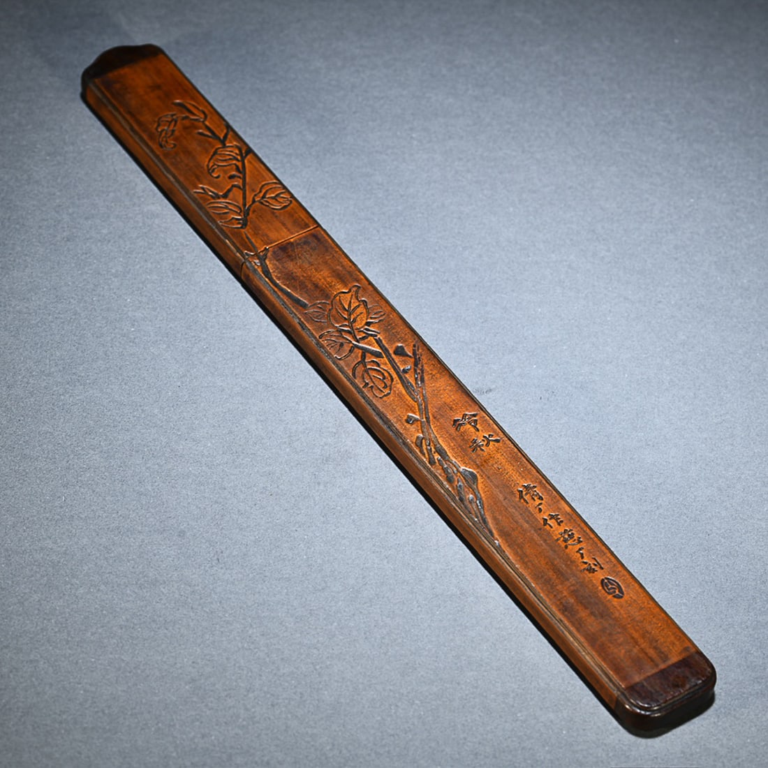 BAMBOO 'FLORAL' PAPERKNIFE (1 of 9)