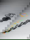 MIX GEMSTONES-INLAID HETIAN GREEN JADE 'BOY WASHING ELEPHANT' RUYI SCEPTER