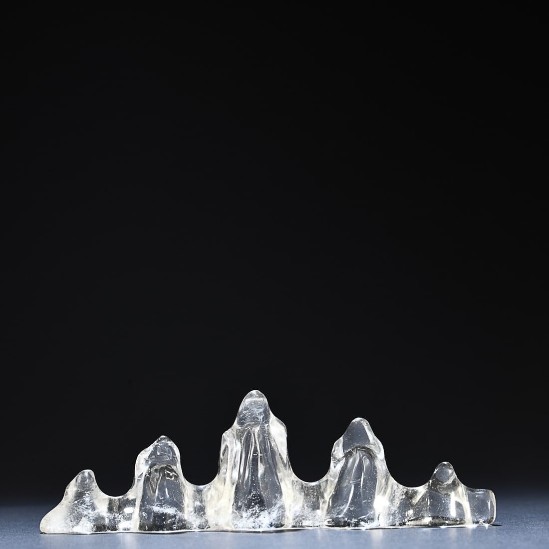 WHITE CRYSTAL MOUNTAIN-SHAPED BRUSHREST (1 of 9)